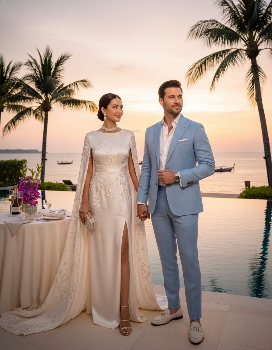 Gemma Deeks Style Guide: Formal attire Anniversary in Thailand Summer 2026