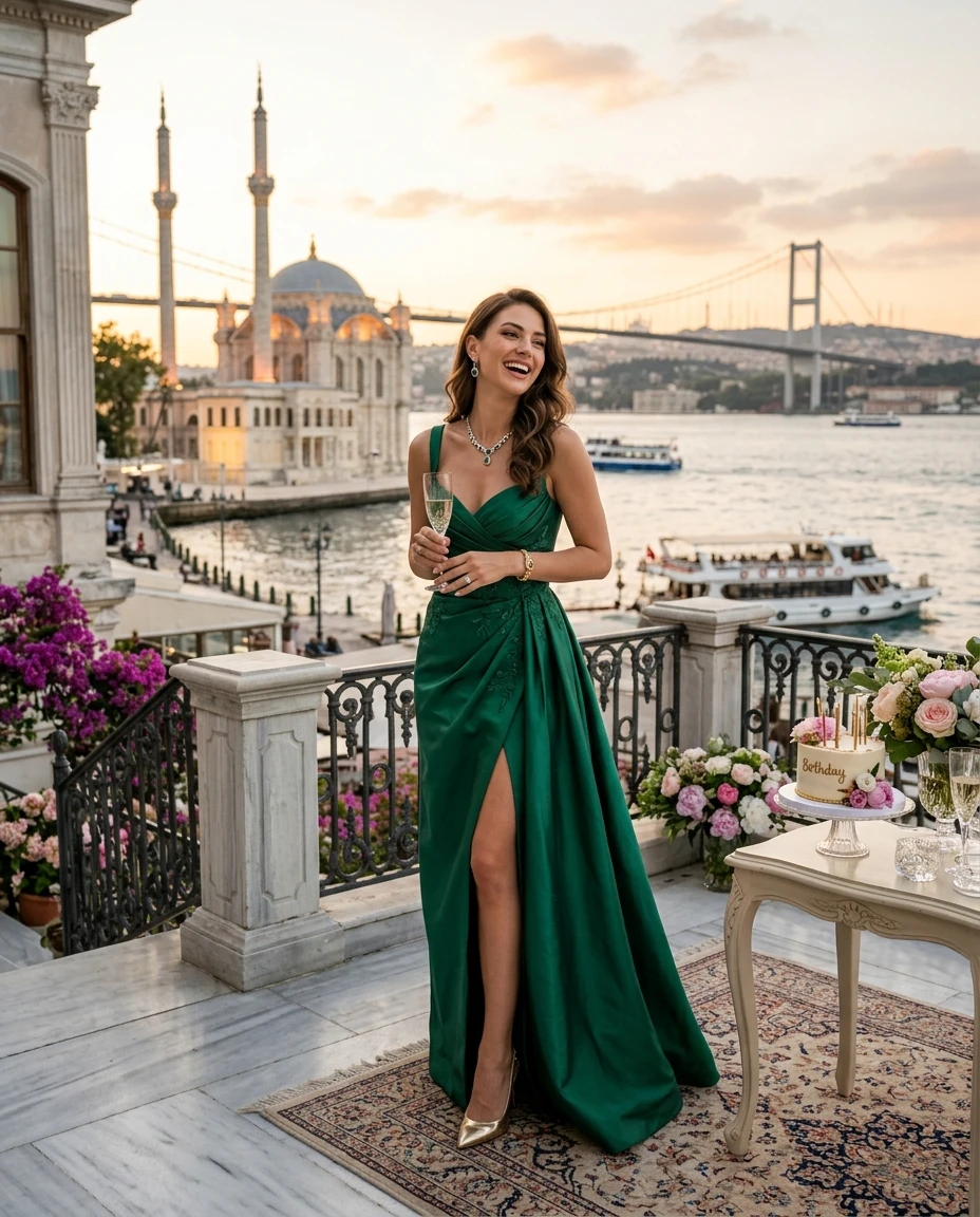 Gemma Deeks Style Guide: Formal attire Birthday in Istanbul Summer 2026
