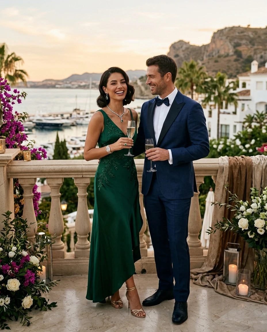 Gemma Deeks Style Guide: Formal attire Birthday in Marbella Summer 2026