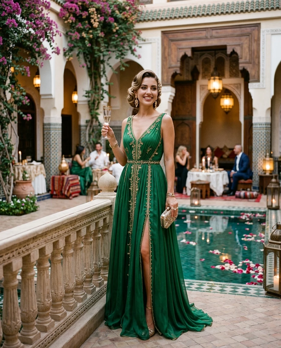 Gemma Deeks Style Guide: Formal attire Birthday in Marrakech Summer 2026