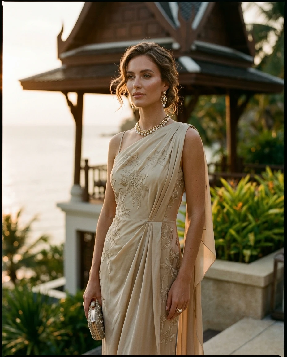 Gemma Deeks Style Guide: Formal attire Birthday in Thailand Summer 2026