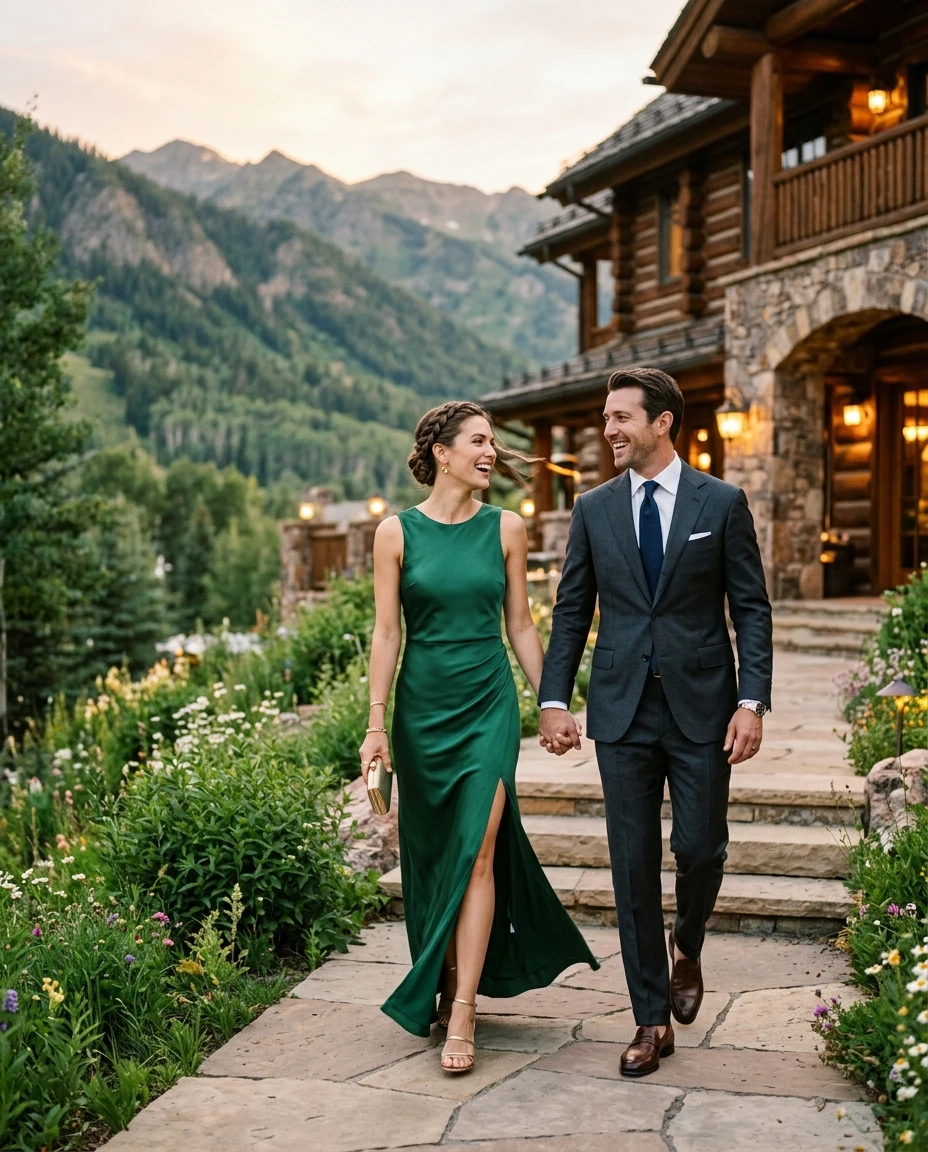 Gemma Deeks Style Guide: Formal attire Date night in Aspen Summer 2026