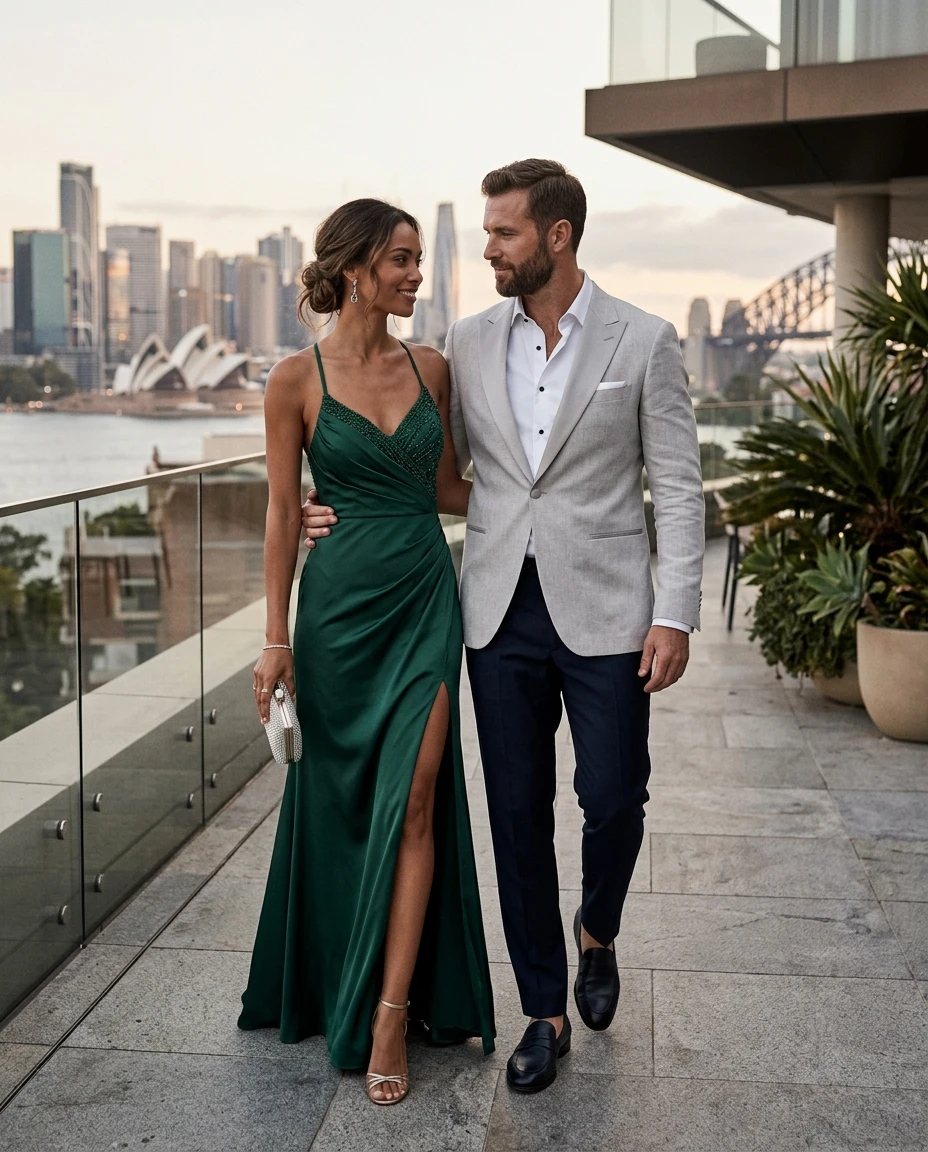 Gemma Deeks Style Guide: Formal attire Date night in Australia Summer 2026