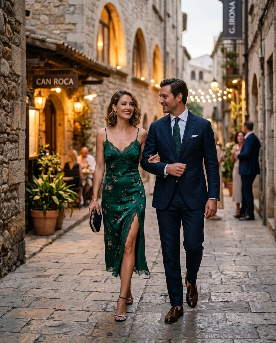 Gemma Deeks Style Guide: Formal attire Date night in Catalonia Summer 2026