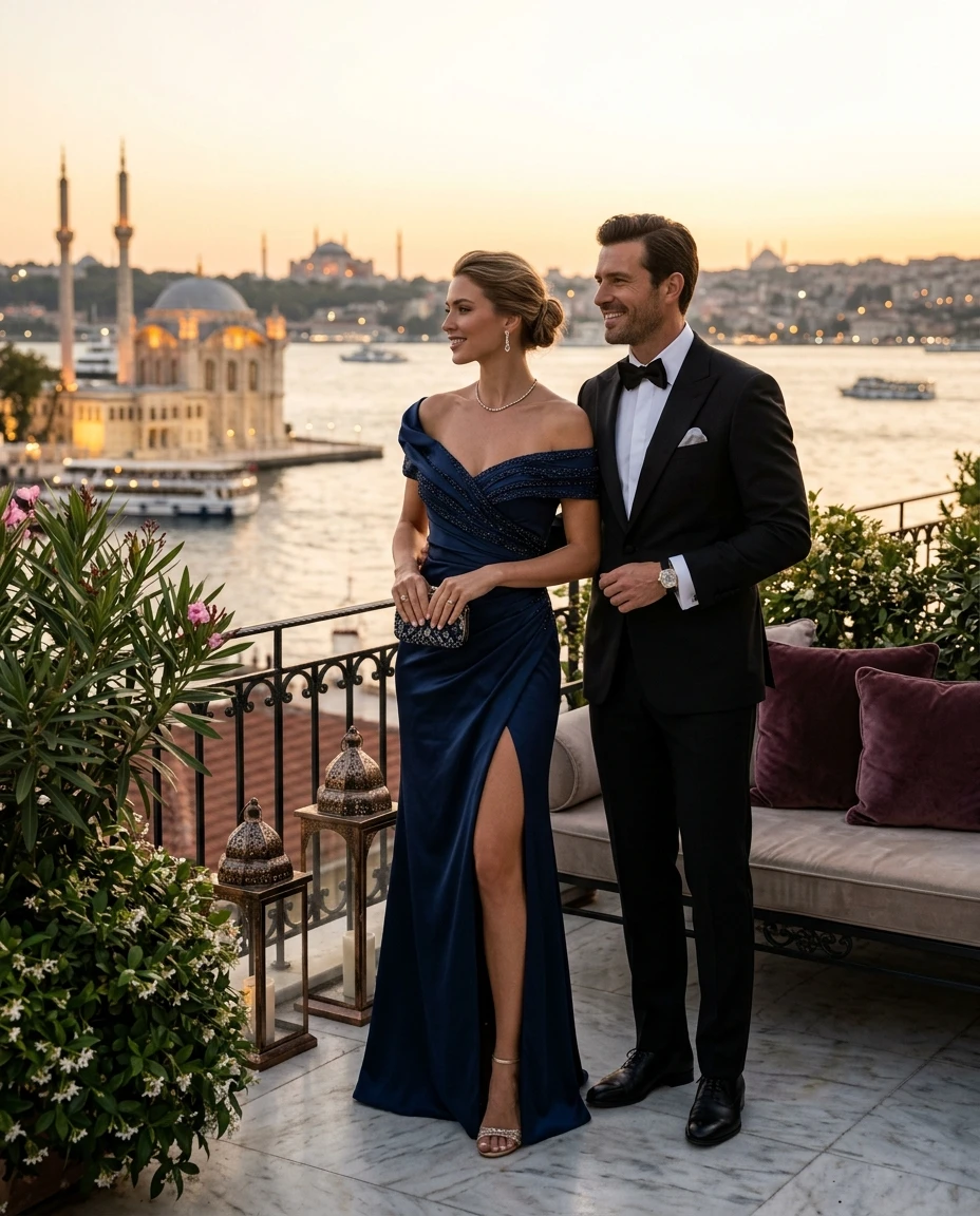 Gemma Deeks Style Guide: Formal attire Date night in Istanbul Summer 2026