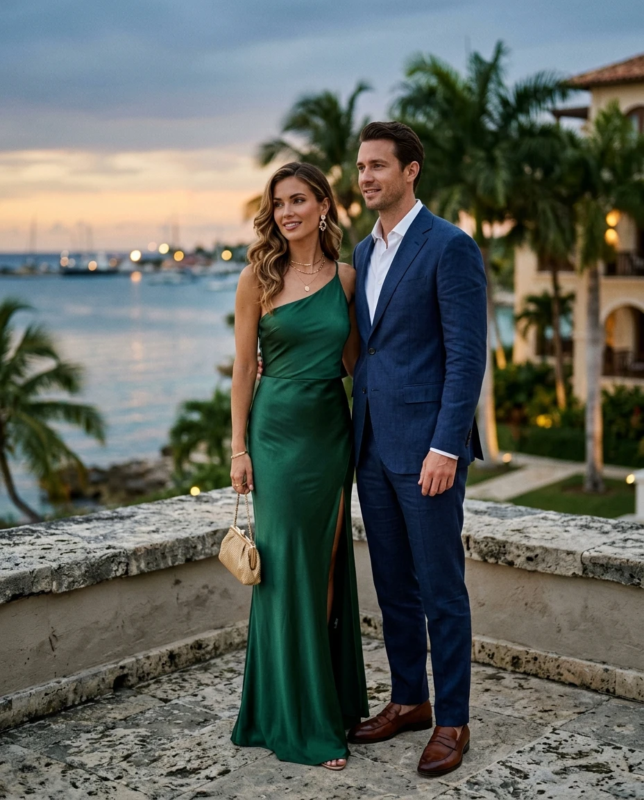 Gemma Deeks Style Guide: Formal attire Date night in La Romana Summer 2026