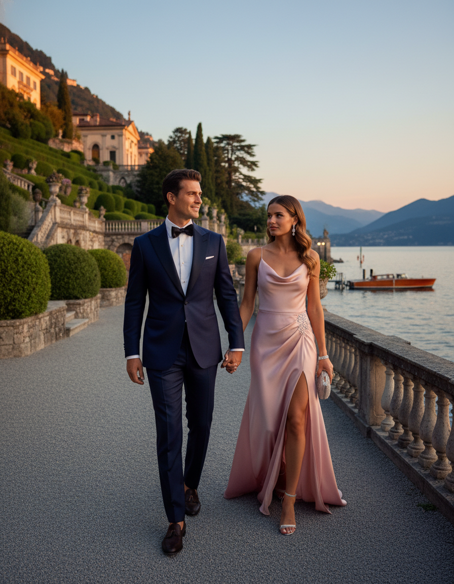 Gemma Deeks Style Guide: Formal attire Date night in Lake Como Summer 2026