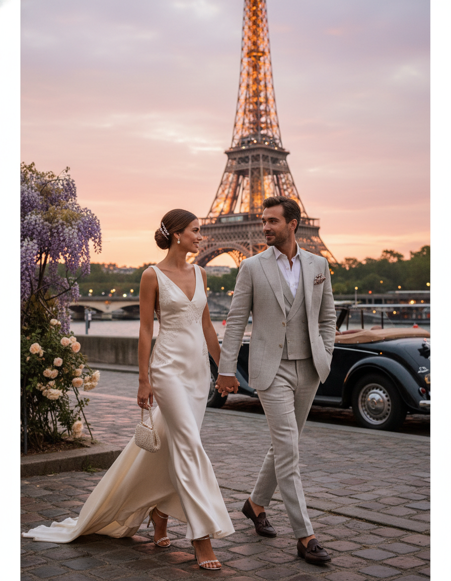 Gemma Deeks Style Guide: Formal attire Date night in Paris Summer 2026