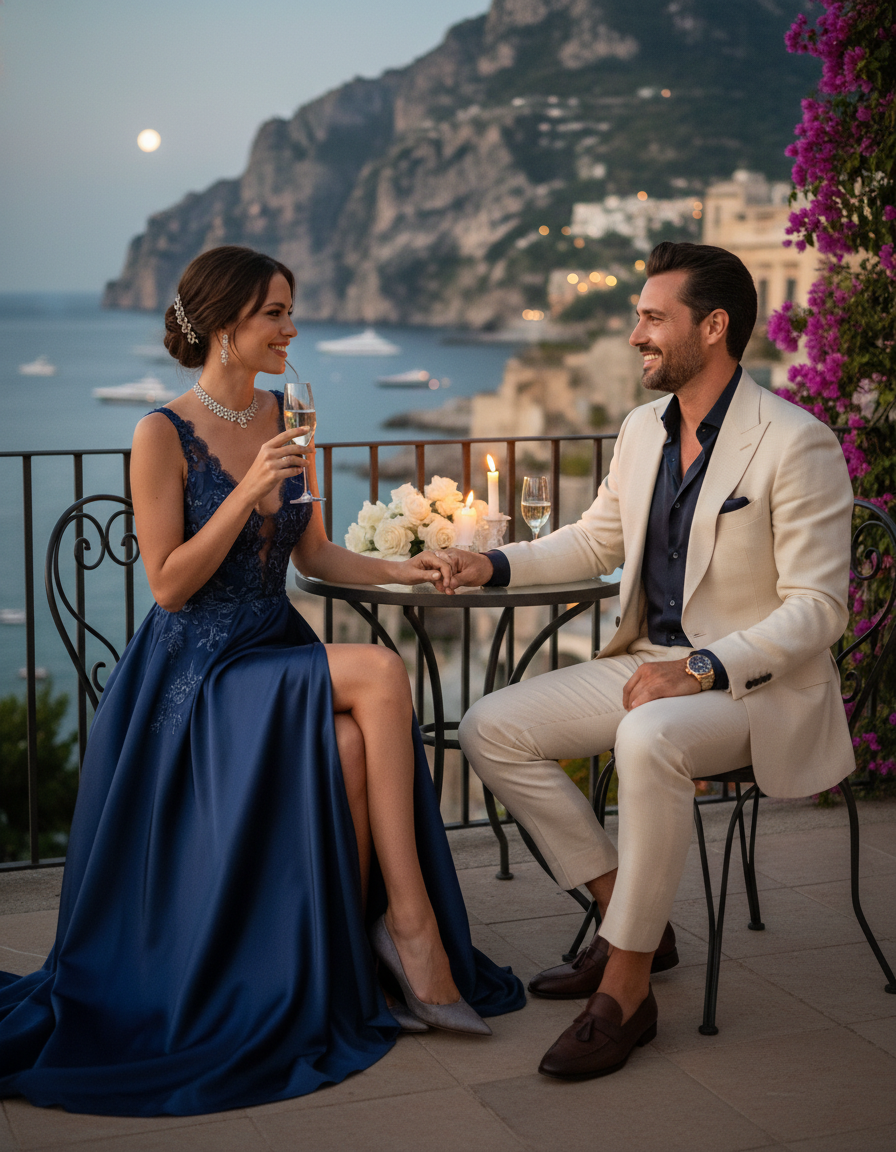 Gemma Deeks Style Guide: Formal attire Date night in Sicily Summer 2026