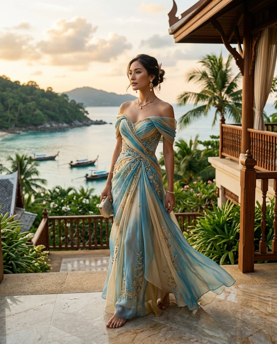 Gemma Deeks Style Guide: Formal attire Designer Summer Dresses in Thailand Summer 2026