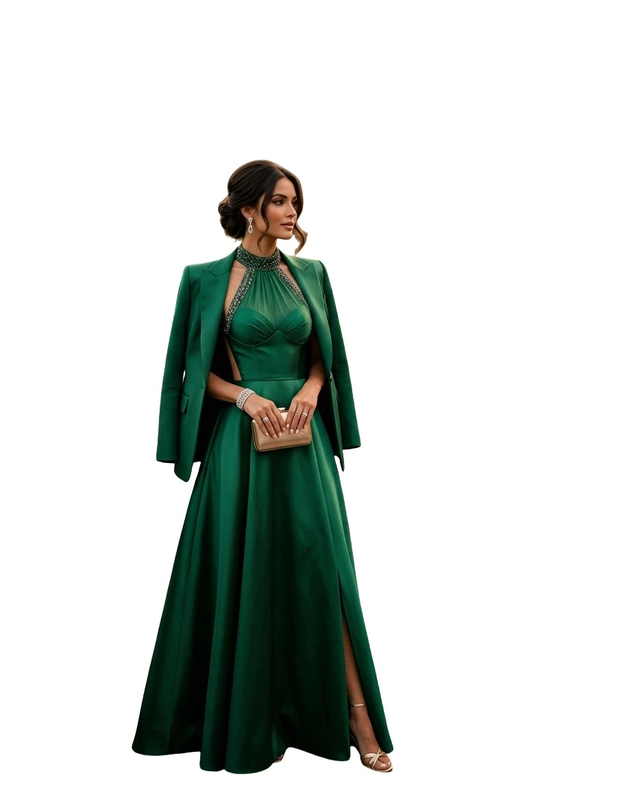 Gemma Deeks Style Guide: Formal attire dinner outfit in Aspen Summer 2026