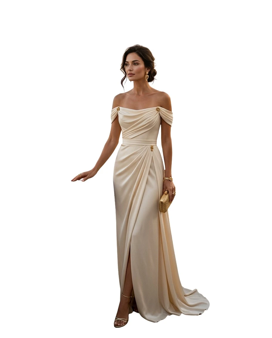 Gemma Deeks Style Guide: Formal attire dinner outfit in Greece Summer 2026