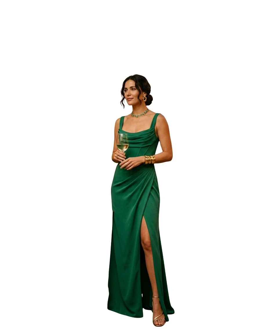 Gemma Deeks Style Guide: Formal attire dinner outfit in Mexico Summer 2026