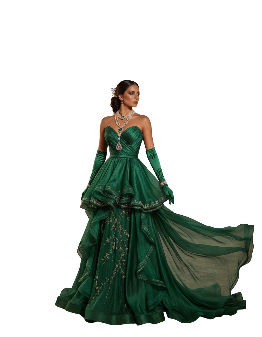 Gemma Deeks Style Guide: Formal attire gala gown in Colombia Summer 2026