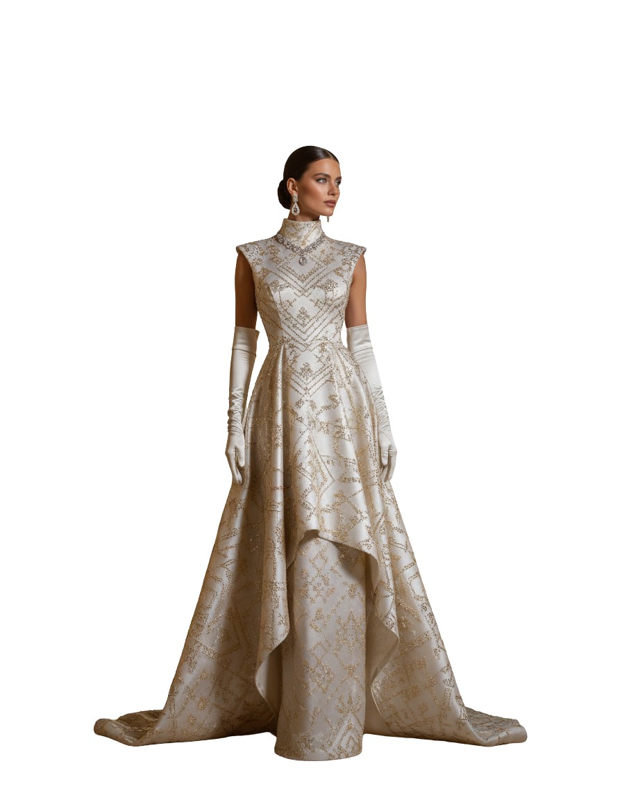 Gemma Deeks Style Guide: Formal attire gala gown in Dubai Summer 2026