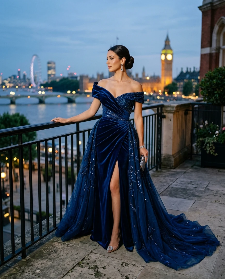 Gemma Deeks Style Guide: Formal attire gala gown in London Summer 2026