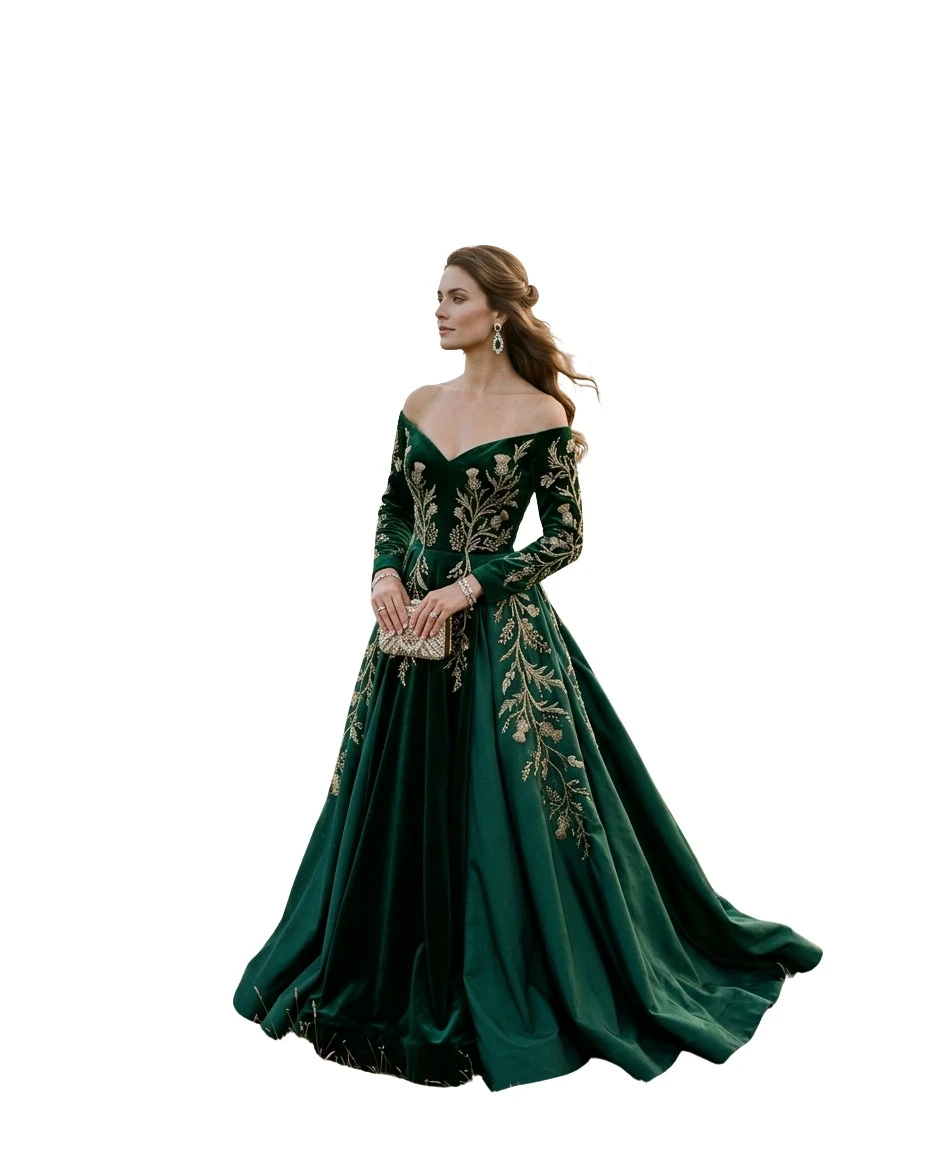 Gemma Deeks Style Guide: Formal attire gala gown in Scotland Summer 2026