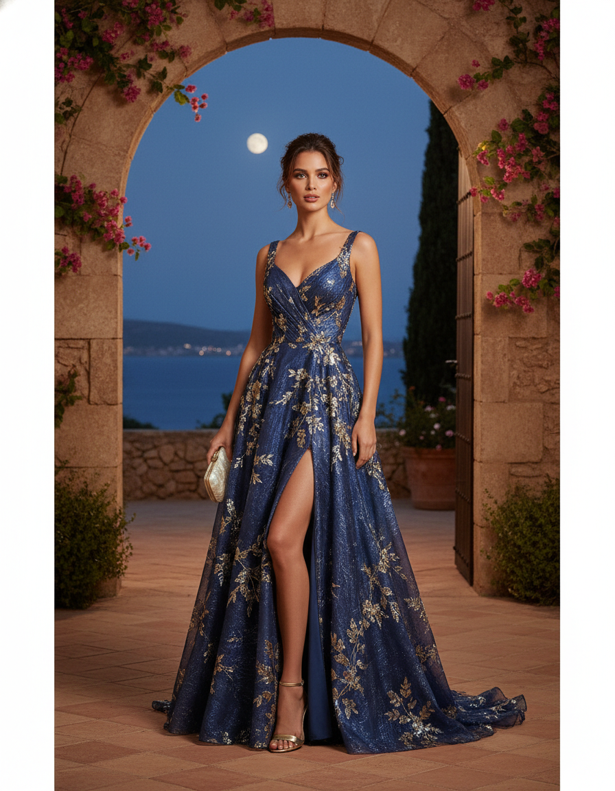 Gemma Deeks Style Guide: Formal attire gala gown in Spain Summer 2026