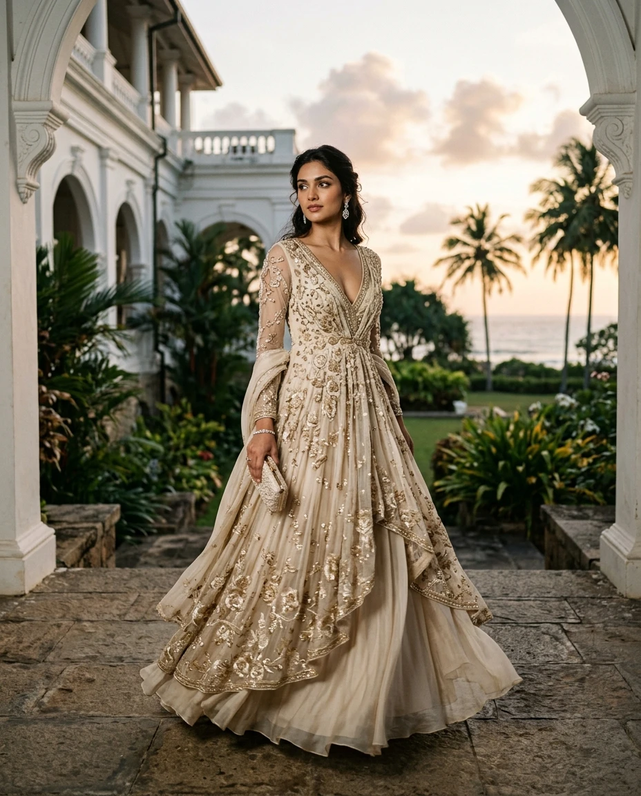 Gemma Deeks Style Guide: Formal attire gala gown in Sri Lanka Summer 2026