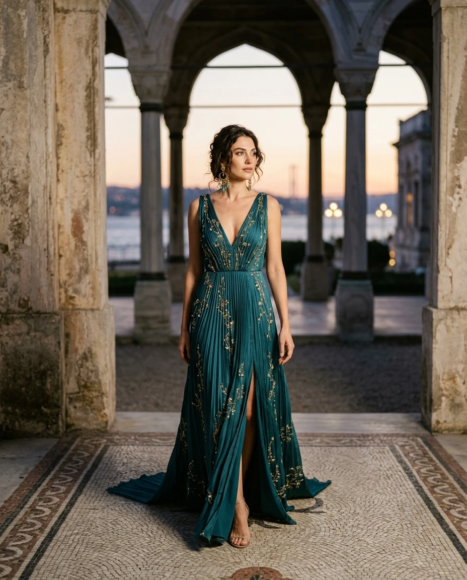 Gemma Deeks Style Guide: Formal attire gala gown in Turkey Summer 2026