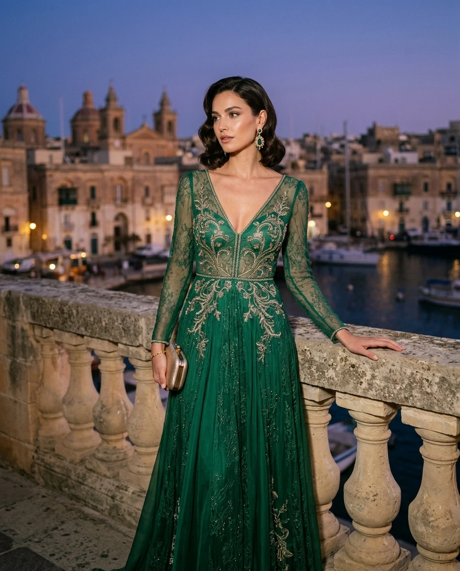 Gemma Deeks Style Guide: Formal attire Holiday parties in Malta Summer 2026