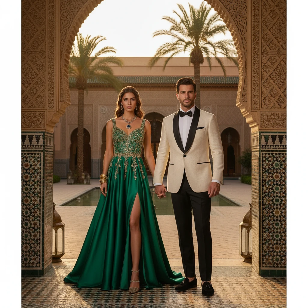 Gemma Deeks Style Guide: Formal attire Holiday parties in Moroco Summer 2026