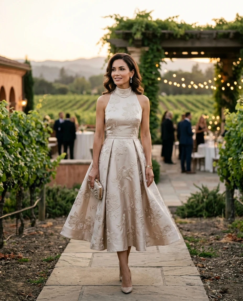Gemma Deeks Style Guide: Formal attire Holiday parties in Napa Valley Summer 2026