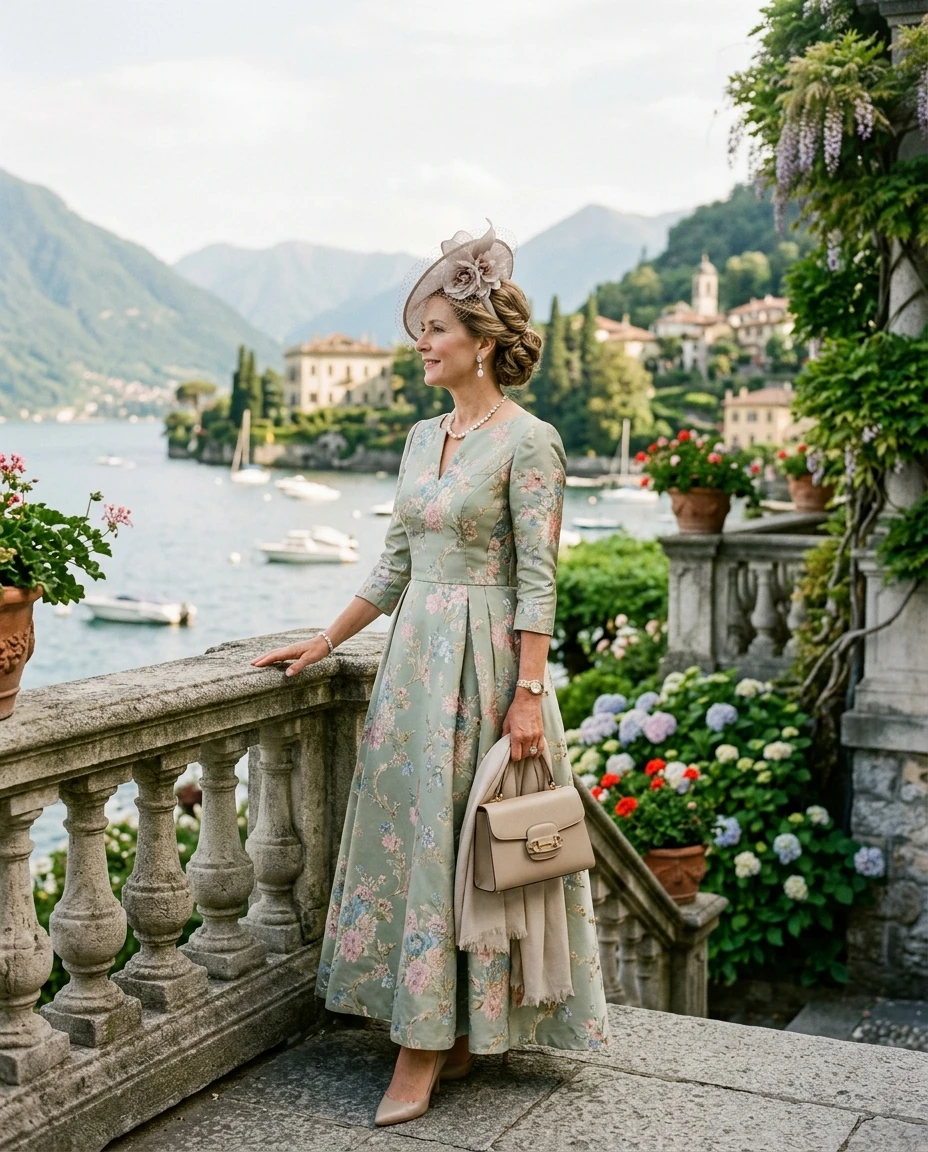 Gemma Deeks Style Guide: Formal attire Mother’s Day in Lake Como Summer 2026