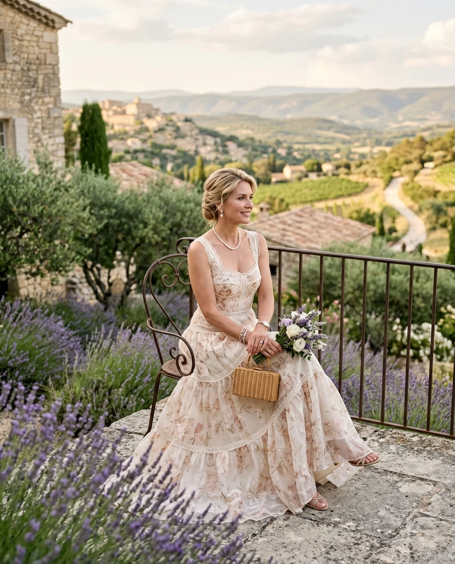 Gemma Deeks Style Guide: Formal attire Mother’s Day in Provence France Summer 2026