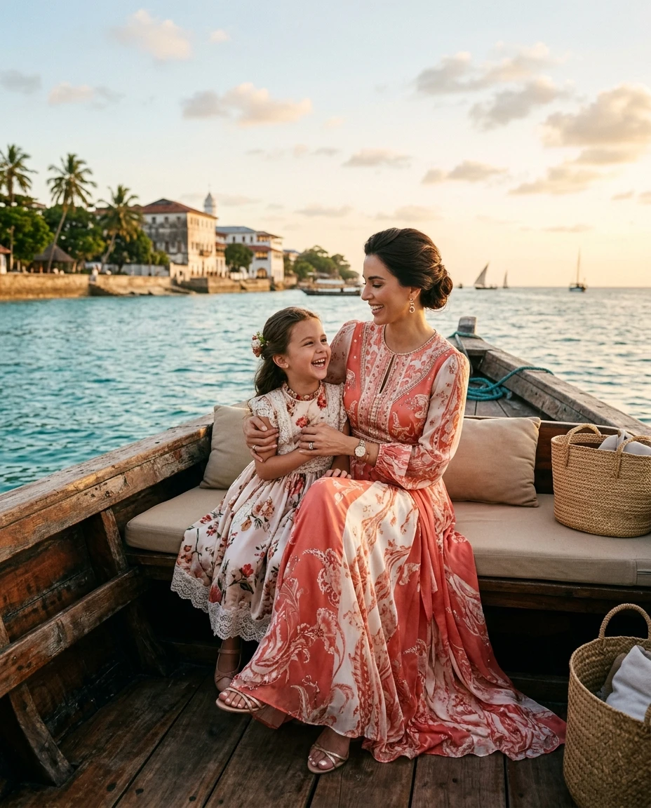 Gemma Deeks Style Guide: Formal attire Mother’s Day in Zanzibar Summer 2026