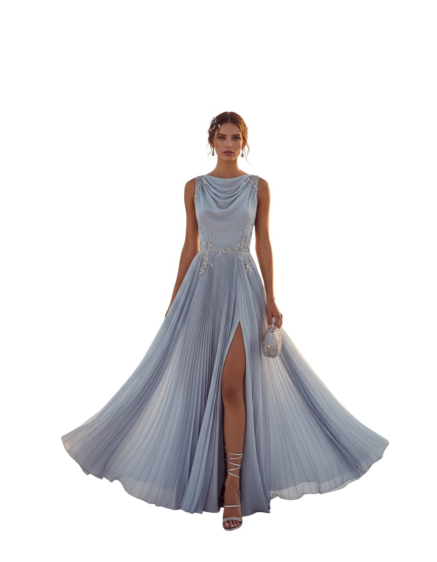 Gemma Deeks Style Guide: Formal attire wedding guest dress in Greece Summer 2026