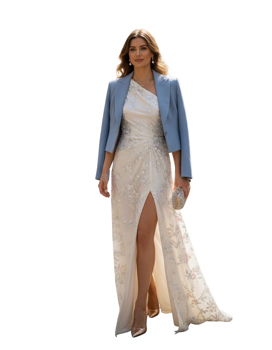 Gemma Deeks Style Guide: Formal attire wedding guest dress in London Summer 2026