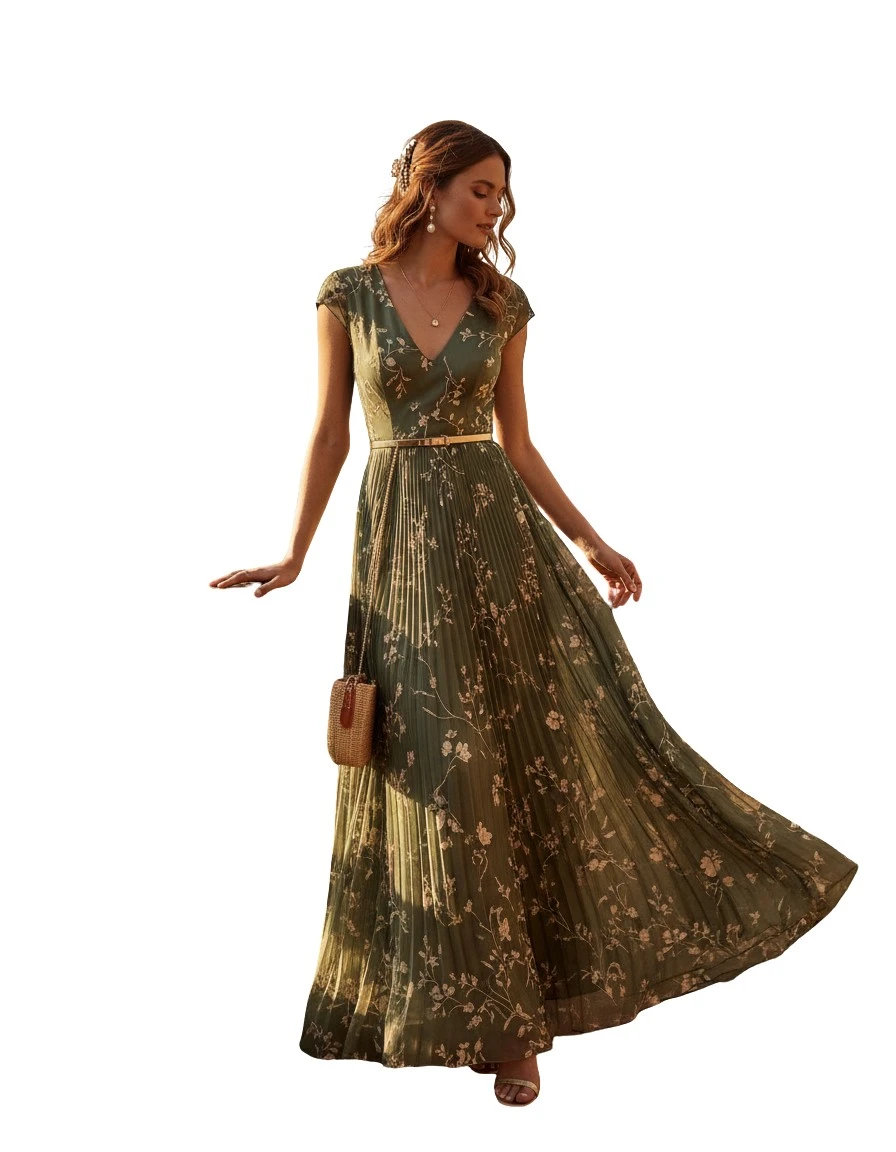 Gemma Deeks Style Guide: Formal attire wedding guest dress in Tuscany Summer 2026