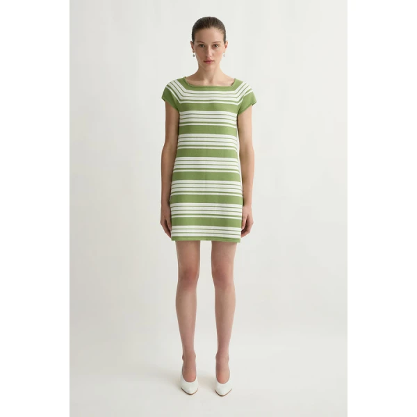 Posse Anna Mini Dress – sustainable Dresses in Green from Australian designer at Coveti.