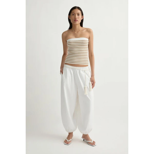Posse Beau Pant – sustainable Pants in White from Australian designer at Coveti.