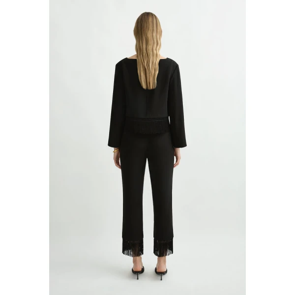 Posse Bianca Blouse – sustainable Tops in Black from Australian designer at Coveti.