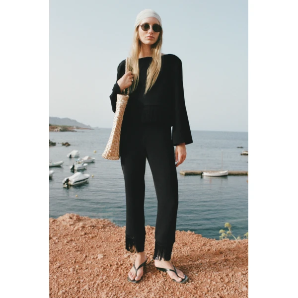 Posse Bianca Pant – sustainable Pants in Black from Australian designer at Coveti.
