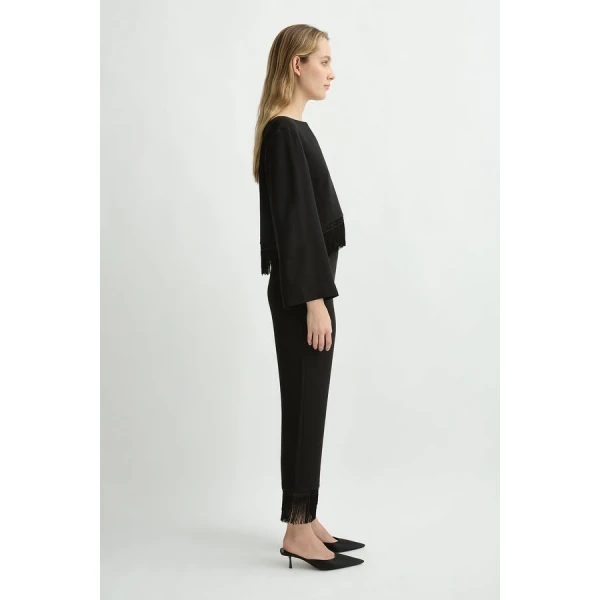 Posse Bianca Pant – sustainable Pants in Black from Australian designer at Coveti.
