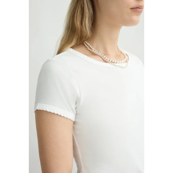Posse Clover Tee – sustainable Tops in White from Australian designer at Coveti.