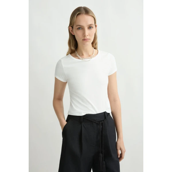 Posse Clover Tee – sustainable Tops in White from Australian designer at Coveti.