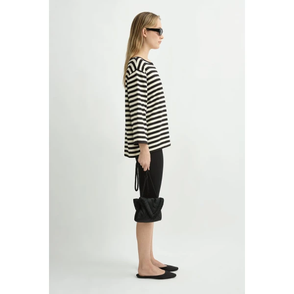 Posse Darcy Long Sleeve Top – sustainable Tops in Black from Australian designer at Coveti.