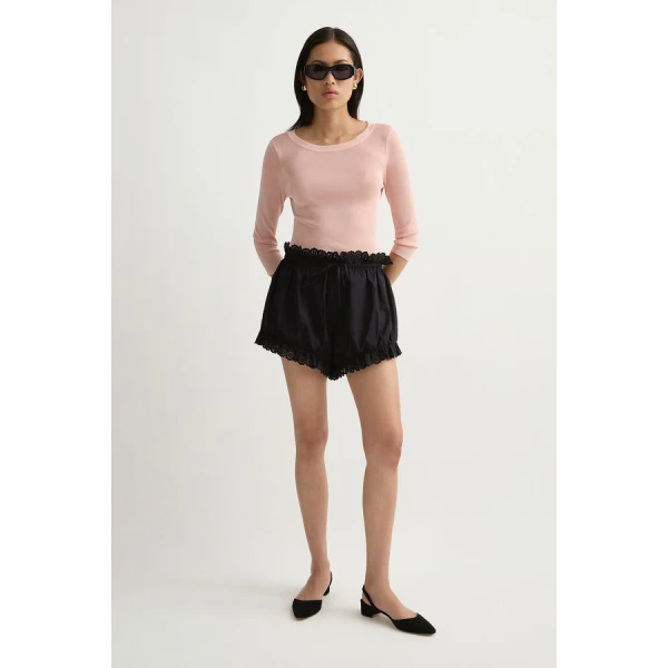 Posse Ezra Short – sustainable Shorts in Black from Australian designer at Coveti.