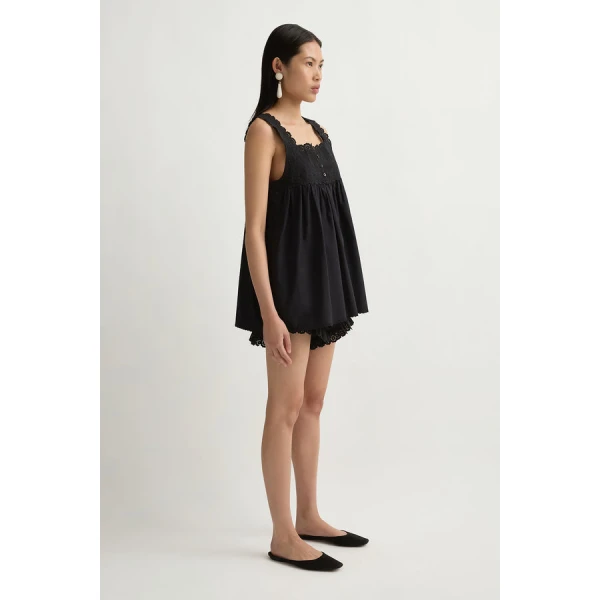 Posse Ezra Tunic – sustainable Dresses in Black from Australian designer at Coveti.