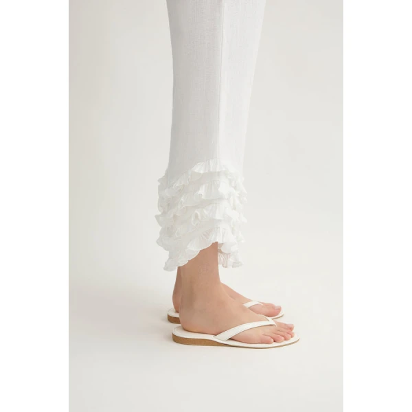 Posse Florence Pant – sustainable Pants in White from Australian designer at Coveti.