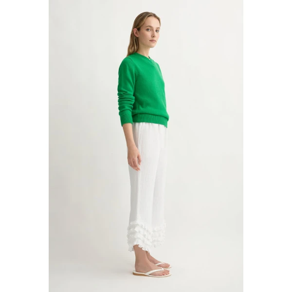 Posse Freddie Jumper – sustainable Knitwear in Green from Australian designer at Coveti.