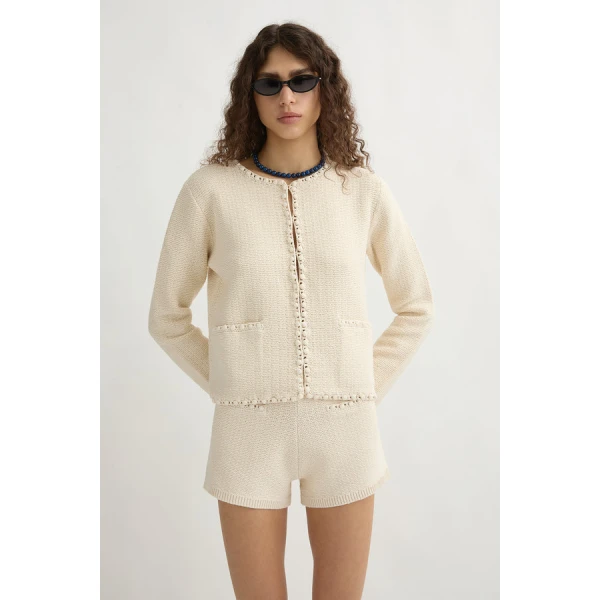 Posse Harlan Jacket – sustainable Jackets in Beige from Australian designer at Coveti.