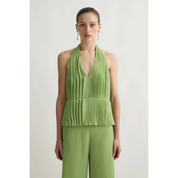Posse Jane Top – sustainable Tops in Green from Australian designer at Coveti.