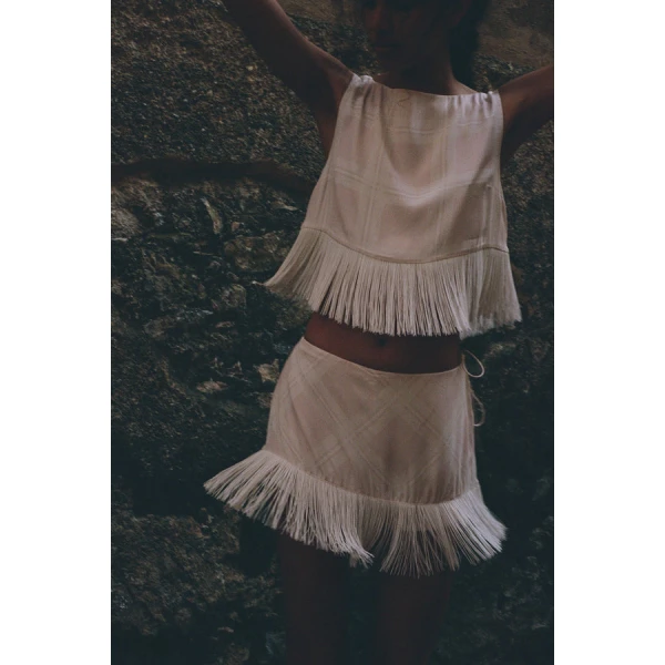 Posse Lola Skort – sustainable Shorts in Pink from Australian designer at Coveti.