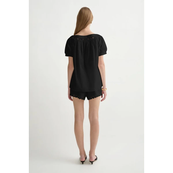 Posse Marilyn Blouse – sustainable Tops in Black from Australian designer at Coveti.