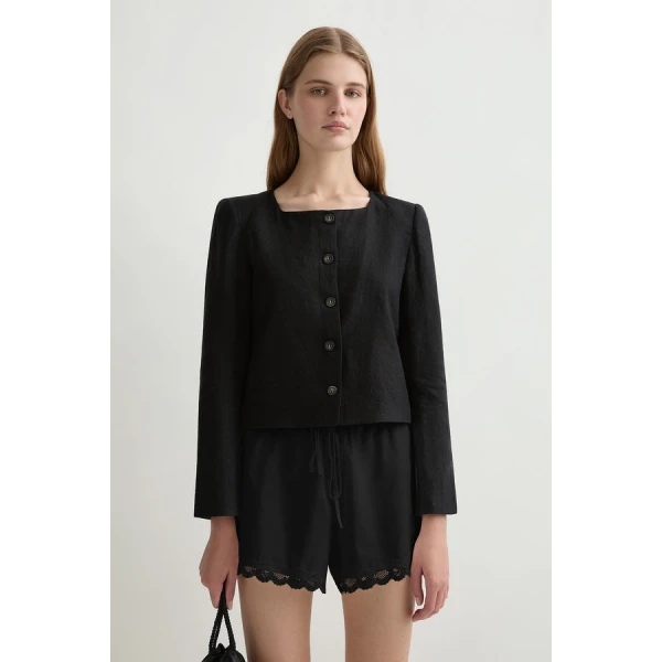 Posse Marilyn Short – sustainable Shorts in Black from Australian designer at Coveti.